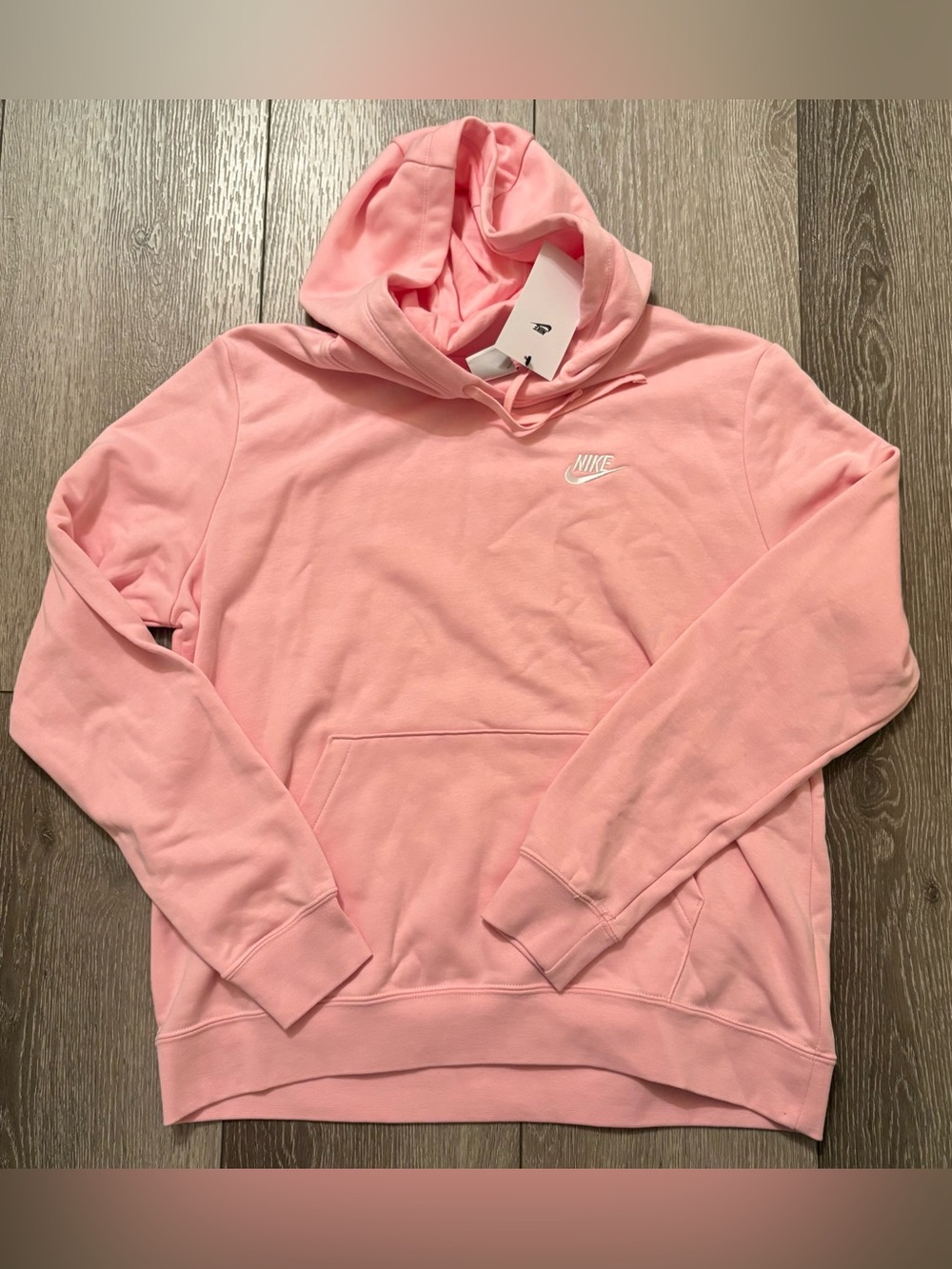 Nike Sportswear Club Fleece Hoodie NWT Pink Women’s Large